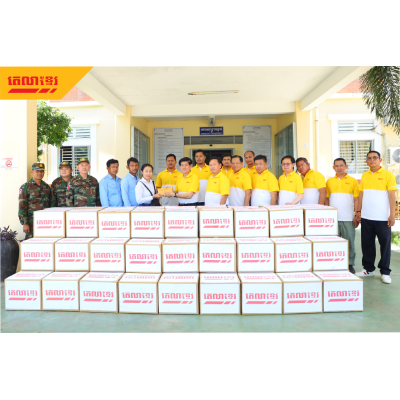 Tela Khmer continues to frontline soldiers